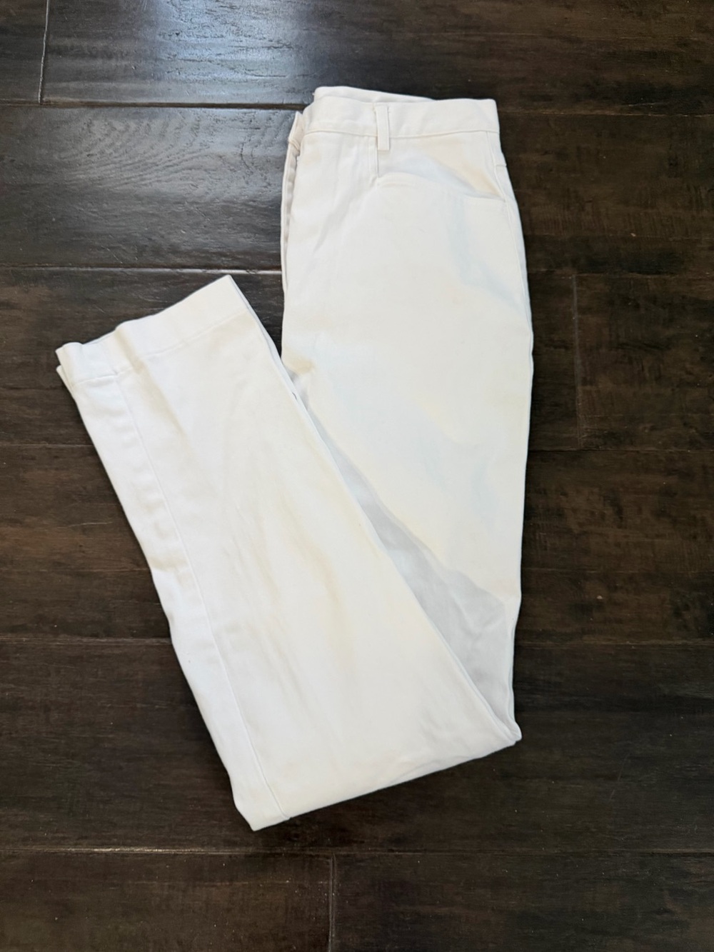 Spiegel White Straight Leg Pants